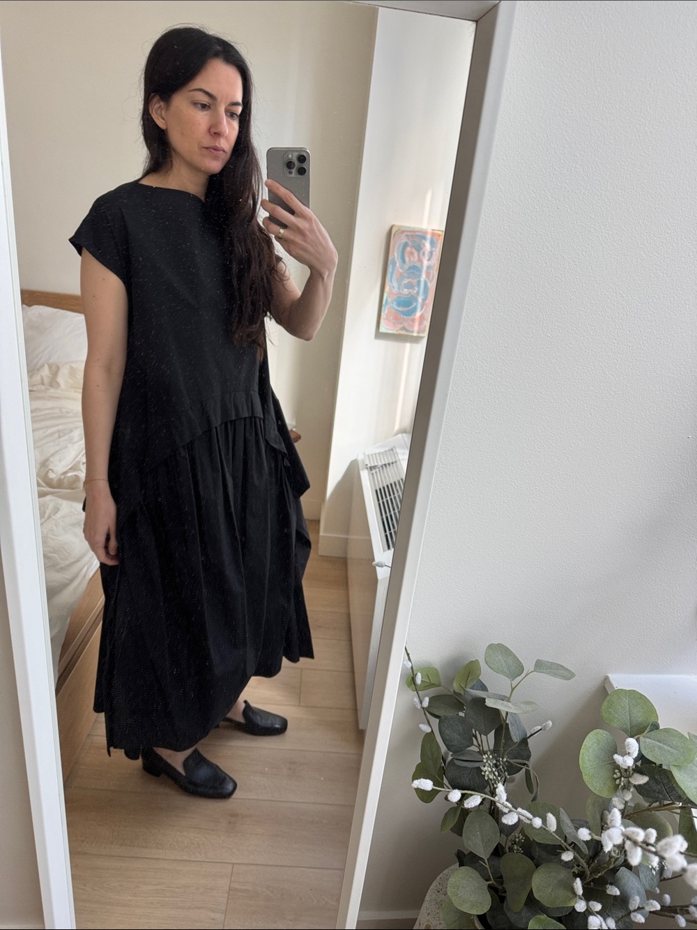 NWT Rachel Comey Beau black cotton dress